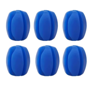 6pcs Fishing Rod Holder Straps (Color: 6pcs blue)