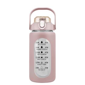 Glass Water Bottle/ Sports Water Bottle (Capacity: 32OZ, Color: Coffee)