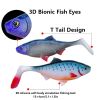 Paddle Tail Swimbait with jig Hook,Fishing Lures for Bass Trout Swimbaits,Soft Fishing Lures jig Heads,Slow Sinking Bait for Freshwater Saltwater