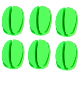 6pcs Fishing Rod Holder Straps (Color: 6pcs green)