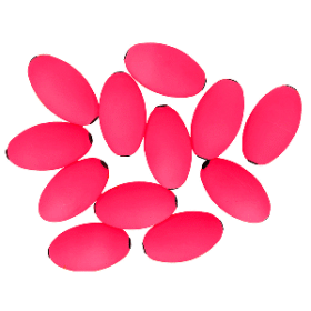 Tigress Oval Kite Floats (Color: Pink, Option: 12-Pack)