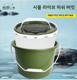 multifunction bag tackle box large capacity fishing bucket (Color: small)
